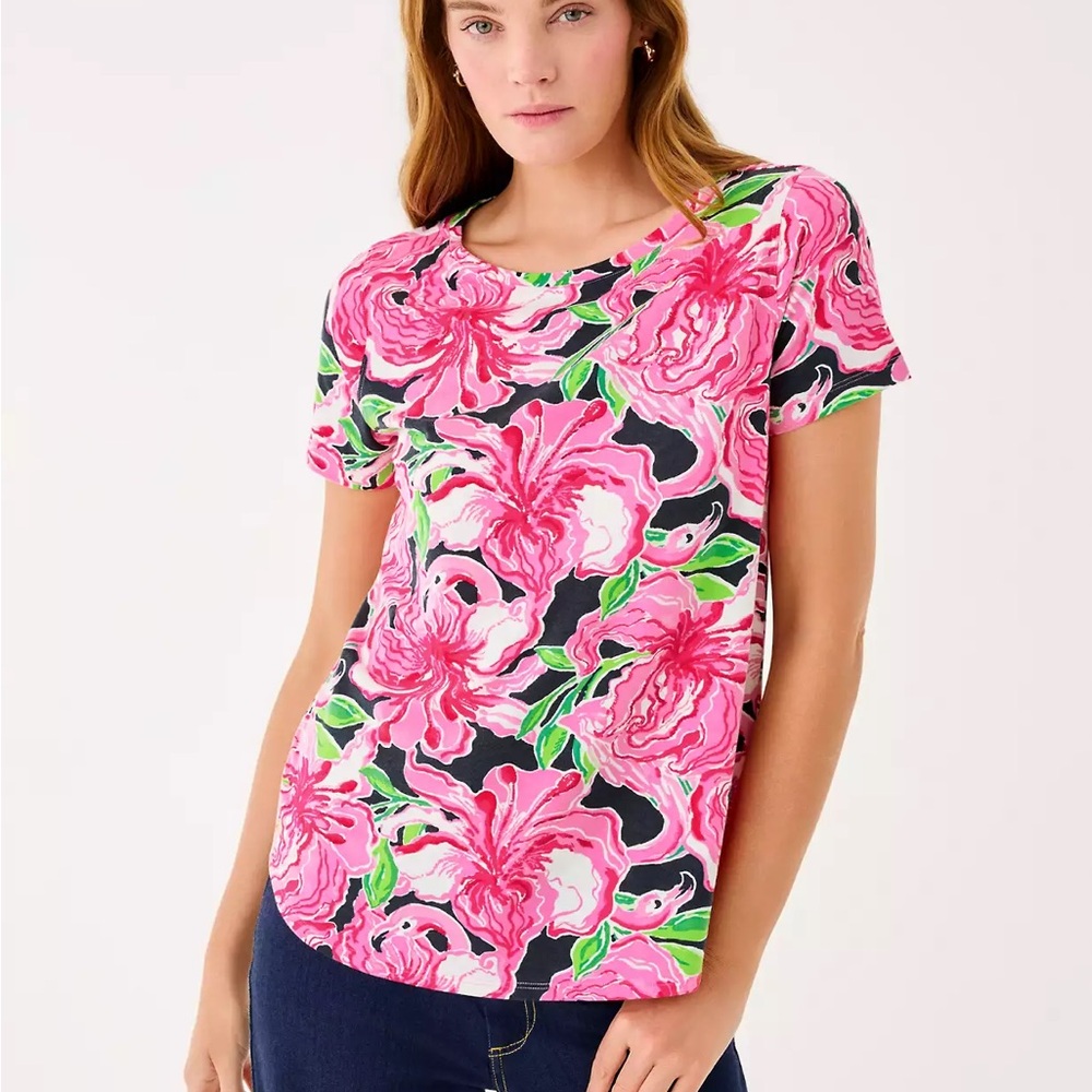 NWT Lilly Pulitzer key west Top size xl in party all the tide